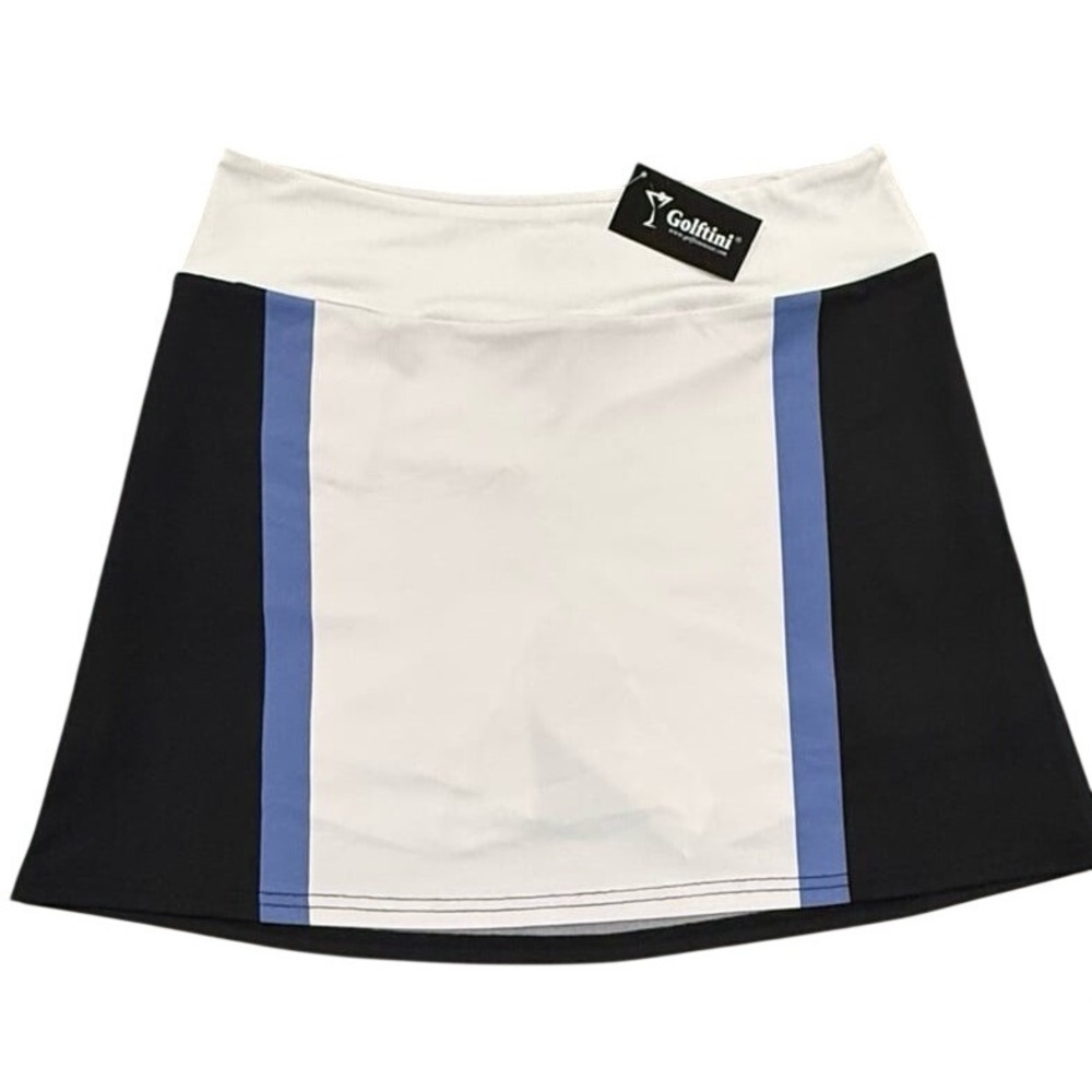 Golftini Stability Skort White Blue Black Large‎